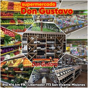 Publicidad: Don Gustavo Supermercado – Ofertas – Menú diario cocina artesanal