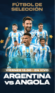 FÚTBOL – La Selección Argentina en su último amistoso del año frente a Angola