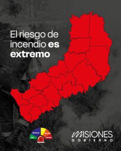 Misiones: El gobierno provincial refuerza medidas de prevención y apela a la ayuda comunitaria ante el riesgo de incendios